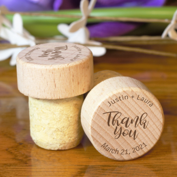 Thank You Bold | Personalized Wine Stopper